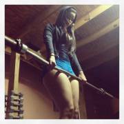 Mmm. She made me lick my lips.