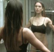 Jennifer Connelly exposing her pussy bushes in Requiem for a Dream
