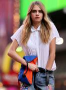 Cara Delevigne grabs herself by the pussy