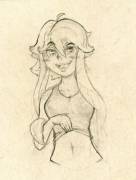 [wip] squid girl in a bathing suit