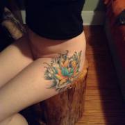 My gf has a lil cleavage