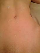 I always think of cumshots as Rorschach drawings. Each unique