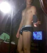 I was asked to model some underwear this friday for a show.  I thought I should practice in the mirror first