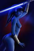 Twi'lek slave dancer gets a lightsaber