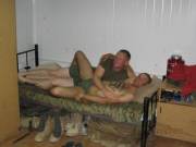 Straight Marine Bunk Buddies—It Gets Lonely On Deployment