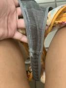 [Selling] Heavily Scented and Soaked in Creamy Pussy Juice! Worn 48 hours &amp; ready to be shipped!