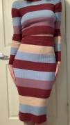 Sweater dress two piece
