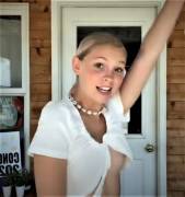 Jordan Jones slips a nip....