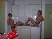 The kitchenette crew