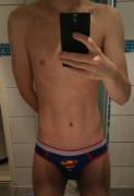 Wearing my boyfriends superman briefs, what do you think?