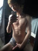 I want to take them off. Then get him off.