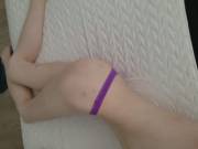 Ass, legs, and dildo