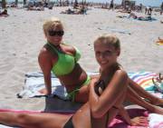 She doesn't dare undo her top! She didn't bring the winch with the block and tackle set up to re hook it up.