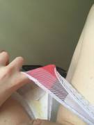 Been lazy and haven't changed my panties for 4 days! I came in them so many times <3 [selling] 35$ + shipping PM or kik 