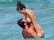 motorboating in the water