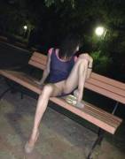 In the Park After Dark