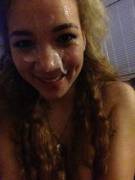 Happy Cum Covered Face