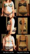 23/F/5'7" - 60lbs lost (45lbs reflected in pictures), 20 to go!