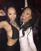 Asa with Hitomi Tanaka