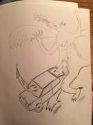 The car had a rough night