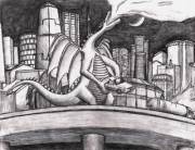 Silver 1997 Honda Civic in Downtown Tokyo