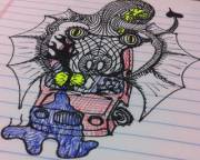 Another van has been taken with extreme prejudice.