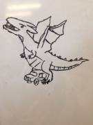 First post! Drew this one on the whiteboard after school