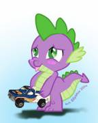 Spike and some HotWheels