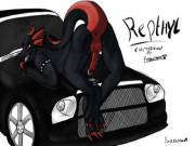 Dragon loves his car