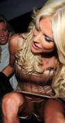 Victoria Silvstedt upskirt seethrough