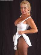 In a Fishnet Pantyhose