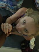 Look at my while you suck my dick