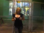 Leaving the Ray's game at the Trop