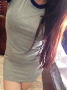 New Fall dress. Getting lots of looks ;)