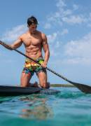 Paddle boarder