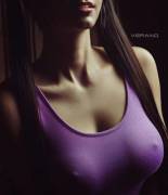 Eyes are down there fella.