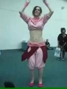 Bouncing cosplay boobs (Motion tracked)