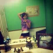 Country girl's yoga shorts