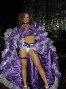 A young Lisa Ann stripping