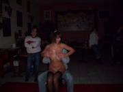 Pretty Petite Stripper in Pinstripes