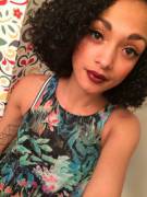 Curly haired beauty.