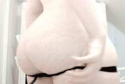 Pale and perfectly plump ass