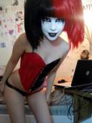 Harley Quinn meets Kiss (from /r/cosplaygirls)