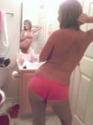 From Behind in Mirror