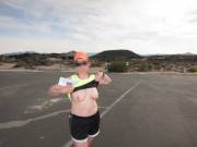 The Mrs at Amboy Crater