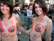 The guy in the back realizes he is at the wrong place