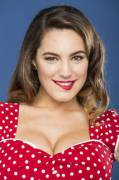 Kelly Brook lipbite