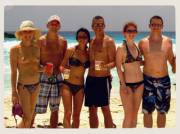 Showing up her friends