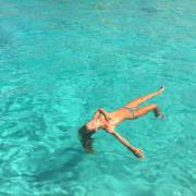 Really enjoying herself