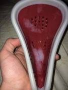 Cummed on my jock cup. Mmmmm. Who wants it? PM me :)